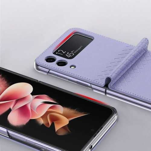 Kup Case DuxDucis Brille Samsung Galaxy Z Flip 3 lila - DDS1422 - {ean13} - Sklep Home Screen