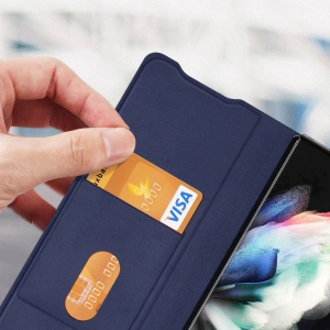 Etui DuxDucis Bril Samsung Galaxy Z Fold 3 albastre