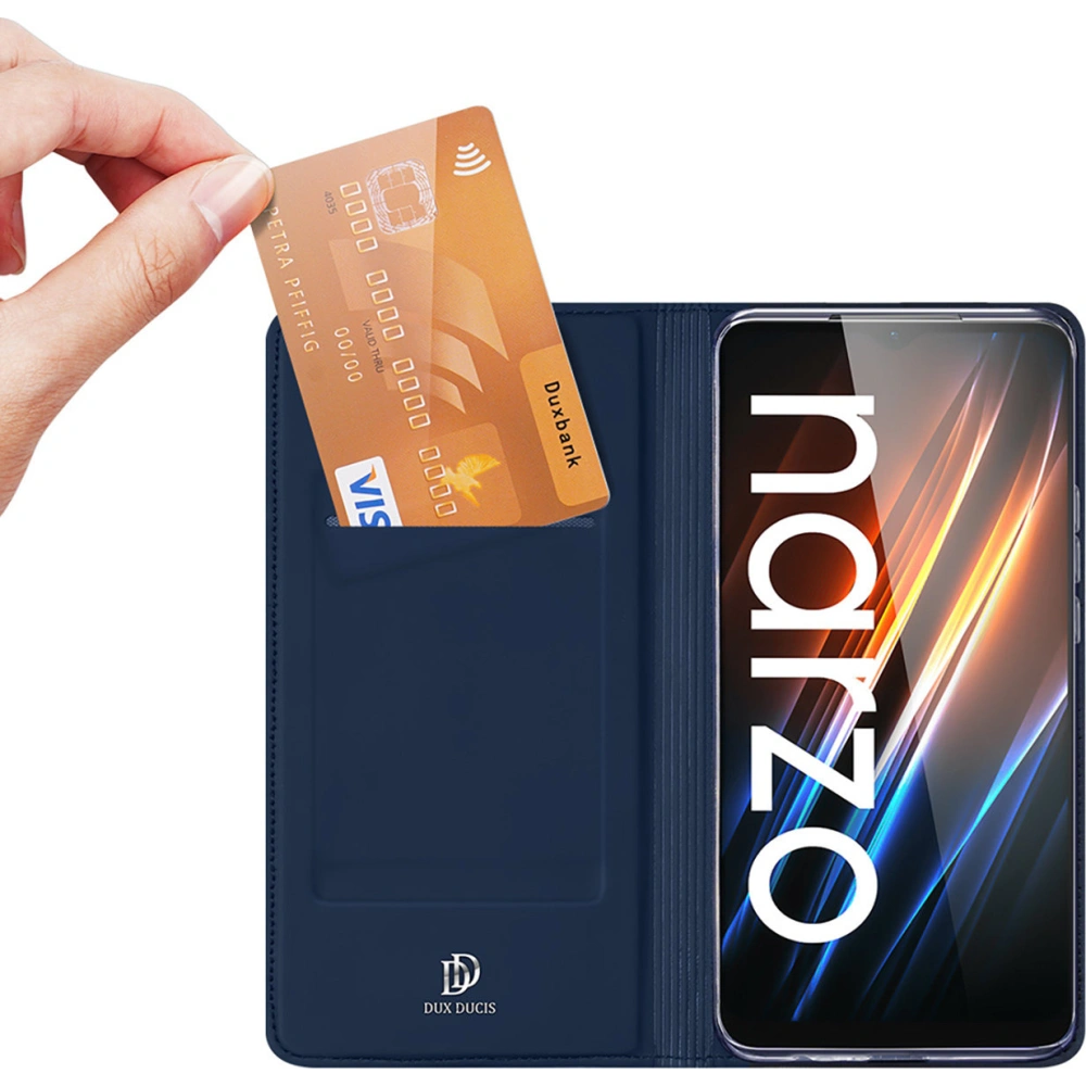 Etui DuxDucis Skin Pro Realme C30/Narzo 50i Prime niebieskie