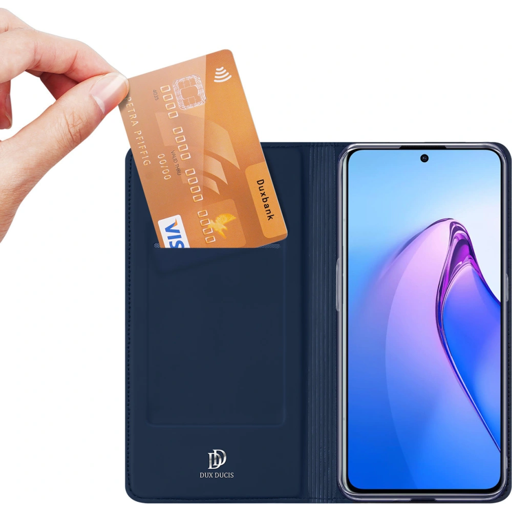 Etui DuxDucis Skin Pro Oppo Reno 8 Pro niebieskie