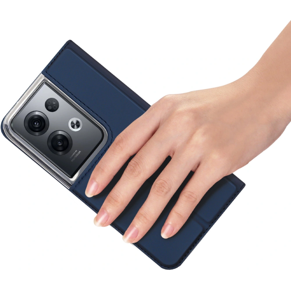 Etui DuxDucis Skin Pro Oppo Reno 8 Pro niebieskie