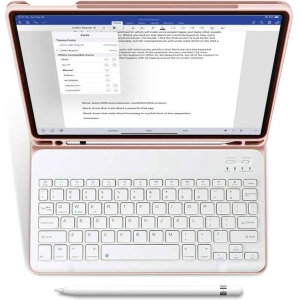 Buy Tech-Protect Sc Pen + Keyboard Apple iPad 10.9 2022 (10 gen) Pink - THP1675 - {ean13} - Home Screen Store Europe