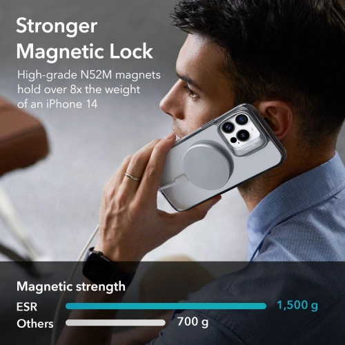 Kup Etui ESR Classic Kickstand Halolock MagSafe Apple iPhone 14 Pro Max Átlátszó/fekete - ESR629 - {ean13} - Sklep Home Screen
