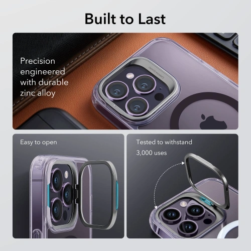Kup Etui ESR Classic Kickstand Halolock MagSafe Apple iPhone 14 Pro Max Clear/purple - ESR631 - {ean13} - Sklep Home Screen