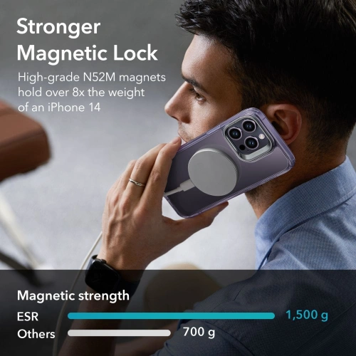 Kup Etui ESR Classic Kickstand Halolock MagSafe Apple iPhone 14 Pro Max Clear/purple - ESR631 - {ean13} - Sklep Home Screen