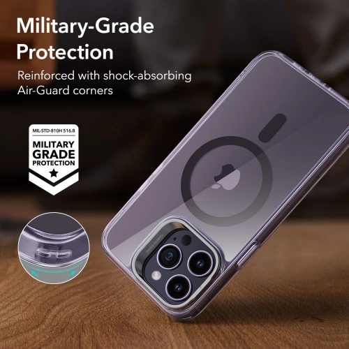 Kup Etui ESR Classic Kickstand Halolock MagSafe Apple iPhone 14 Pro Max Clear/purple - ESR631 - {ean13} - Sklep Home Screen