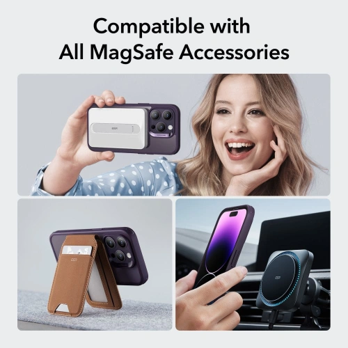 Kup Etui ESR Ch Halolock MagSafe Apple iPhone 14 Pro Max Clear/purple - ESR633 - {ean13} - Sklep Home Screen