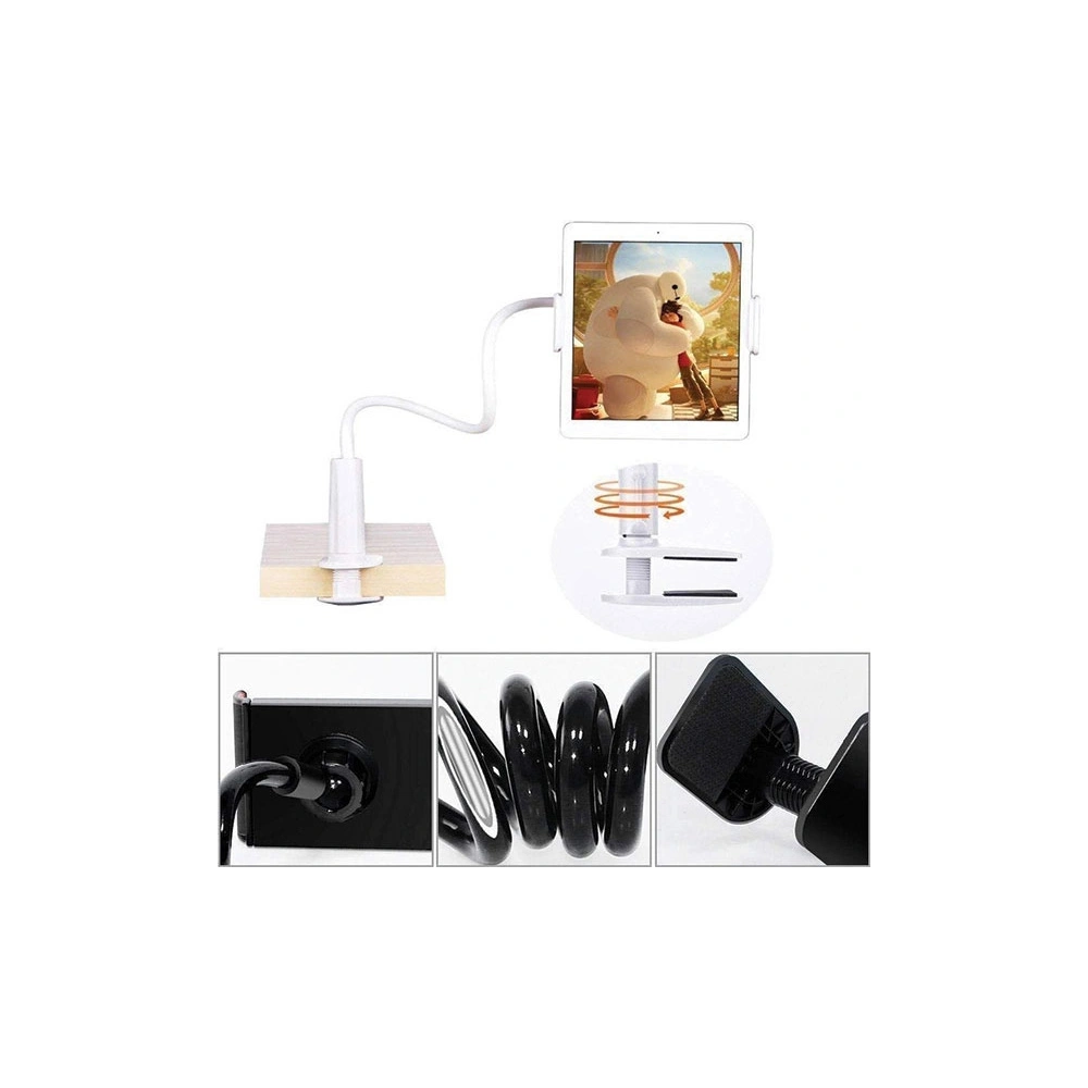 Uchwyt biurkowy AWEI X3 4-10,5 cala biały/white