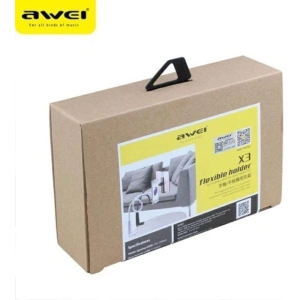 Stolní držák AWEI X3 4-10,5 palce bílý/white
