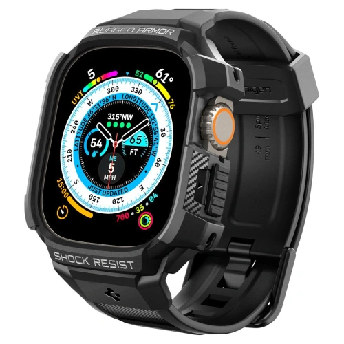 Kup Spigen Rugged Armor Pro Apple Watch Ultra 49mm Schwarz - SPN2601 - {ean13} - Sklep Home Screen