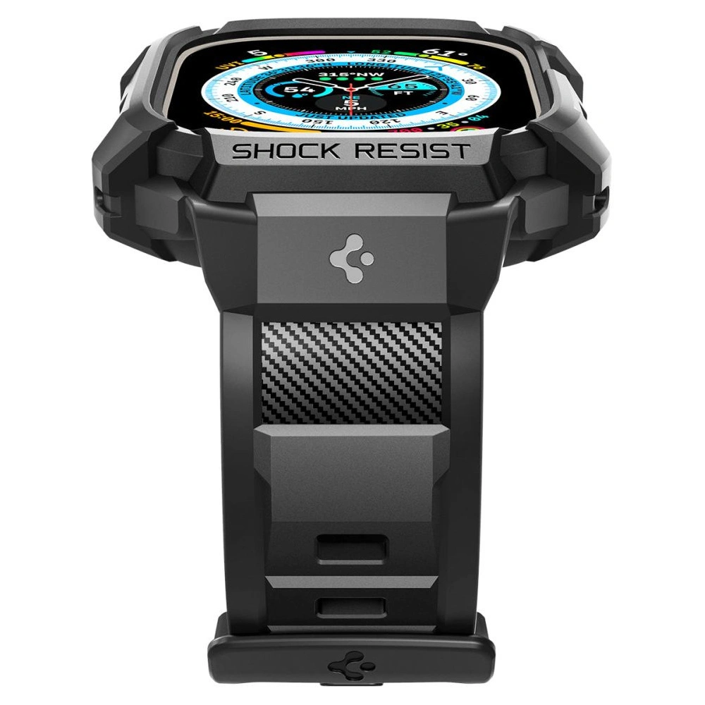 Pasek Spigen Rugged Armor Pro Apple Watch Ultra 1 / 2 / 3 49mm Black