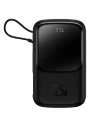 Powerbank Baseus Qpow Display Digital 10000mAh 22,5W QC/PD/SCP/FCP + cablu USB-C negru