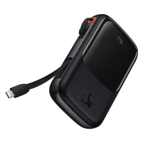 Kup Powerbank Baseus Qpow Digital Display 10000mAh 22,5W QC/PD/SCP/FCP + schwarzes USB-C-Kabel - BSU3861 - {ean13} - Sklep Home Screen