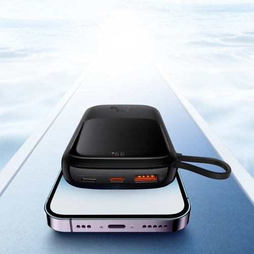 Kup Powerbank Baseus Qpow Digital Display 10000mAh 22,5W QC/PD/SCP/FCP + schwarzes USB-C-Kabel - BSU3861 - {ean13} - Sklep Home Screen