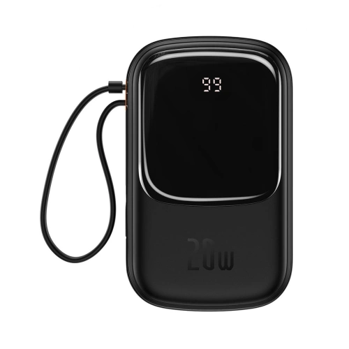Kup Powerbank Baseus Qpow Digital Display 20000mAh 20W QC/PD/SCP/FCP + kabel Lightning černý - BSU3863 - {ean13} - Sklep Home Screen