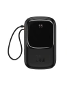 Powerbank Baseus Qpow Digital Display 20000mAh 20W QC/PD/SCP/FCP + kabel Lightning černý