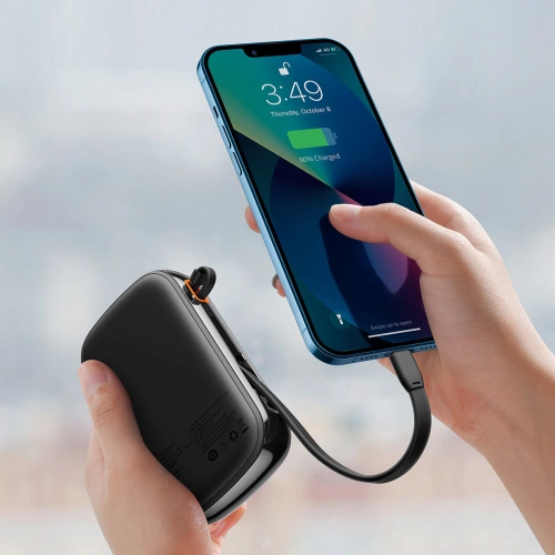 Kup Powerbank Baseus Qpow Digital Display 20000mAh 20W QC/PD/SCP/FCP + kabel Lightning černý - BSU3863 - {ean13} - Sklep Home Screen