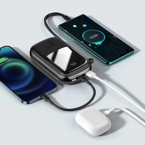 Kup Powerbank Baseus Qpow Digital Display 20000mAh 22,5W QC/PD/SCP/FCP + USB-C Kabel schwarz - BSU3865 - {ean13} - Sklep Home Screen