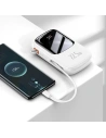 Buy Baseus Qpow Digital Display powerbank with fast charging 20000mAh 22.5W QC/PD/SCP/FCP with built-in USB-C cable white - BSU3866 - {ean13} - Home Screen Store Europe