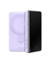 Powerbank Baseus Suport Magnetic Încărcare Rapidă Fără Fir 10000mAh 20W violet + cablu USB-C 60W 50cm alb