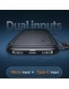 Kup USAMS PB56 10000mAh 2xUSB/USB-C/microUSB Gyors Töltés powerbank fehér (US-CD150) - USA818 - {ean13} - Sklep Home Screen