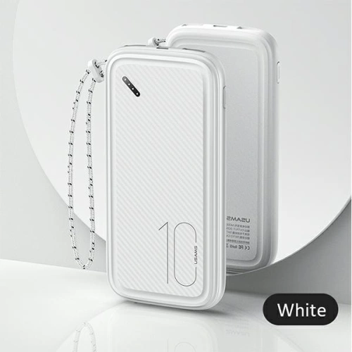 Kup Powerbank USAMS PB56 10000mAh 2xUSB/USB-C/microUSB Încărcare rapidă alb/white (US-CD150) - USA818 - {ean13} - Sklep Home Screen