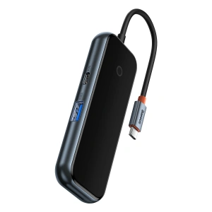 Kup Hub Baseus AcmeJoy USB-C - 1xUSB-C/4x USB 3.0 dunkelgrau - BSU3868 - {ean13} - Sklep Home Screen
