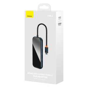 Kup Hub Baseus AcmeJoy USB-C - 1xUSB-C/4x USB 3.0 dunkelgrau - BSU3868 - {ean13} - Sklep Home Screen