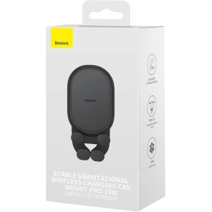 Kup Auto-Halterung mit drahtlosem Ladegerät Baseus Stable Series 15W Air Vent schwarz - BSU3870 - {ean13} - Sklep Home Screen