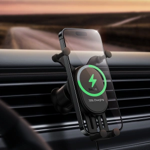 Kup Auto-Halterung mit drahtlosem Ladegerät Baseus Stable Series 15W Air Vent schwarz - BSU3870 - {ean13} - Sklep Home Screen