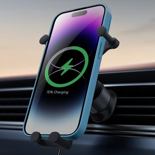Kup Uchyť do auta s bezdrátovou nabíječkou Baseus Stable Series 15W Air Vent černý - BSU3870 - {ean13} - Sklep Home Screen