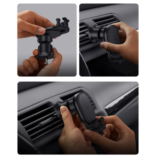 Kup Uchyť do auta s bezdrátovou nabíječkou Baseus Stable Series 15W Air Vent černý - BSU3870 - {ean13} - Sklep Home Screen