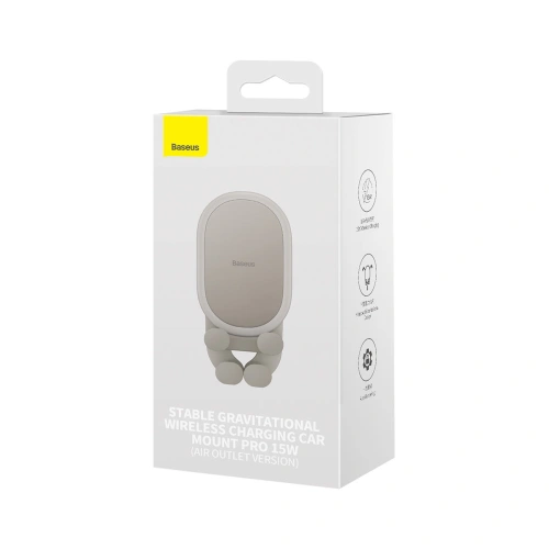 Kup Următorul text tradus este:Următoare auto cu încărcare wireless Baseus Stabil Series 15W Ventilatie aer gri - BSU3871 - {ean13} - Sklep Home Screen