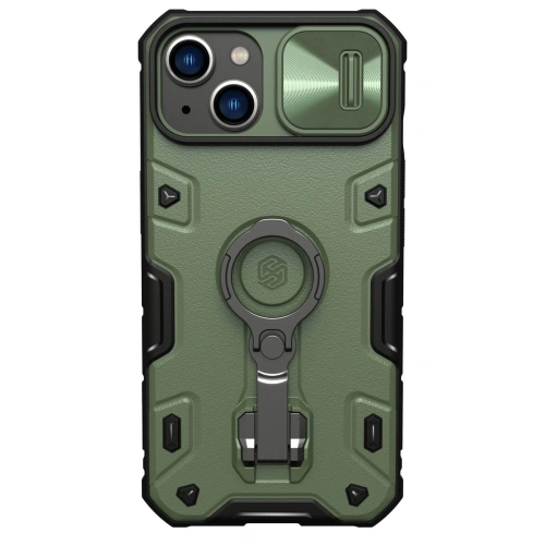 Kup Case Nillkin CamShield Armor Pro Apple iPhone 14 dunkelgrün - NLK883 - {ean13} - Sklep Home Screen