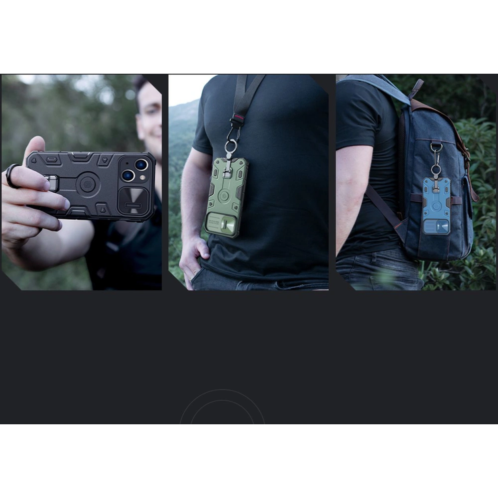 Etui Nillkin CamShield Armor Pro Apple iPhone 14 Plus / 15 Plus czarne