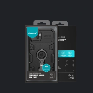 Etui Nillkin CamShield Armor Pro Apple iPhone 14 Plus / 15 Plus niebieskie