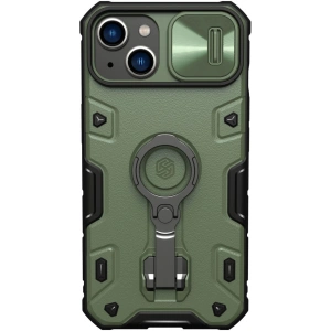 Etui Nillkin CamShield Armor Pro Apple iPhone 14 Plus / 15 Plus ciemnozielone