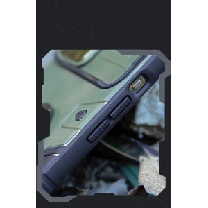 Etui Nillkin CamShield Armor Pro Apple iPhone 14 Plus / 15 Plus ciemnozielone