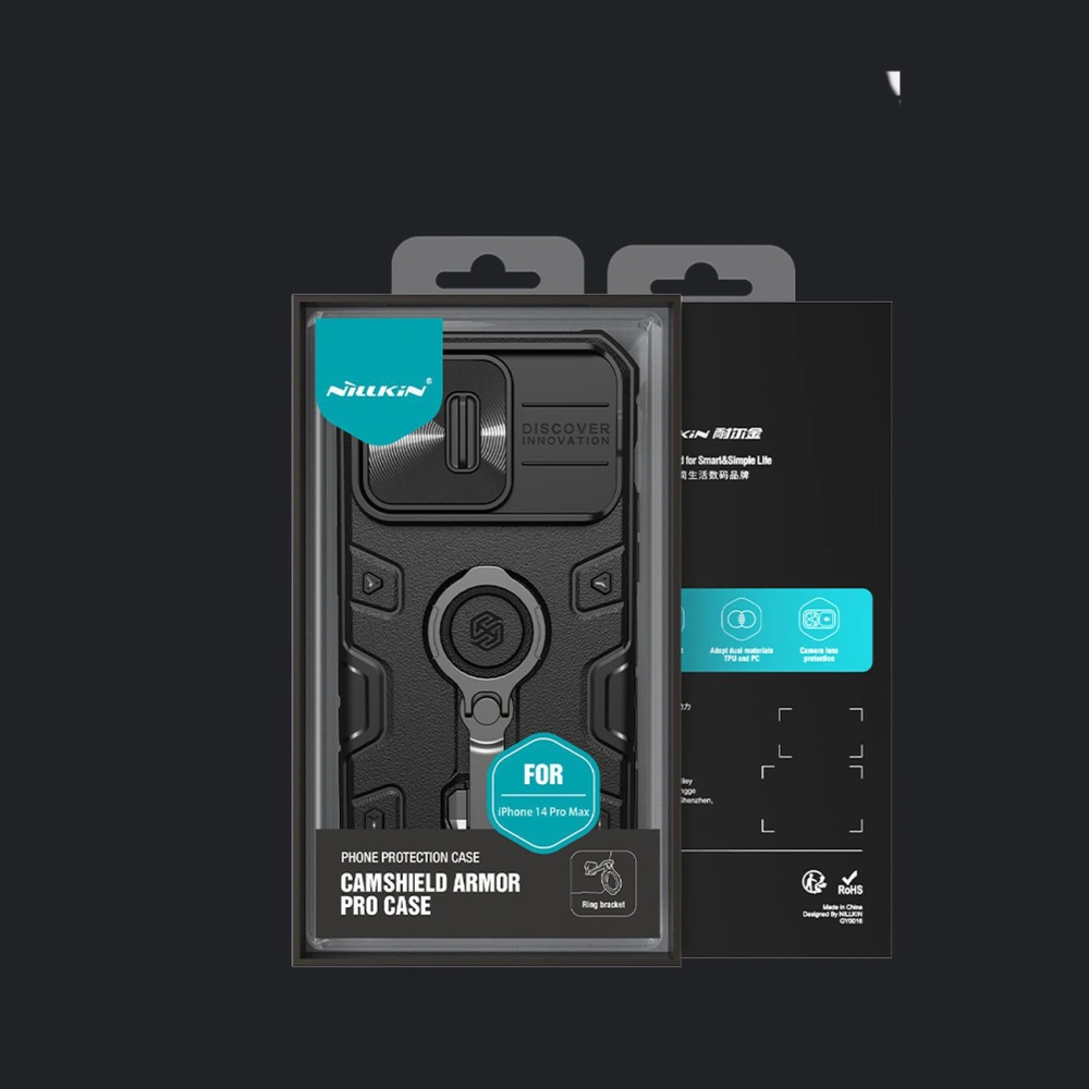 Etui Nillkin CamShield Armor Pro Apple iPhone 14 Pro Max czarne