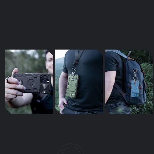 Kup Etui Nillkin CamShield Armor Pro Apple iPhone 14 Pro Max negru - NLK889 - {ean13} - Sklep Home Screen