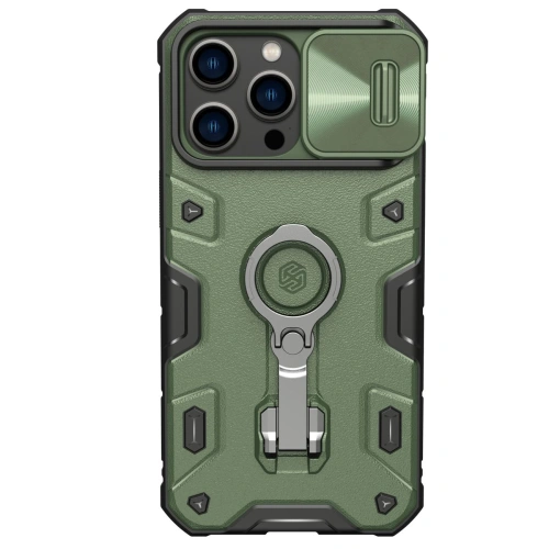 Kup Etui Nillkin CamShield Armor Pro Apple iPhone 14 Pro Max ciemnozielone - NLK891 - {ean13} - Sklep Home Screen