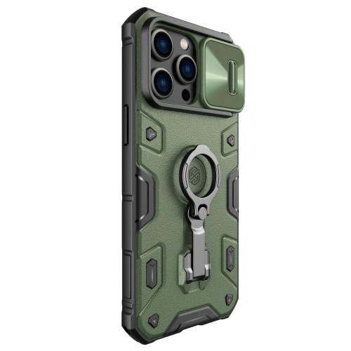 Kup Etui Nillkin CamShield Armor Pro Apple iPhone 14 Pro Max ciemnozielone - NLK891 - {ean13} - Sklep Home Screen