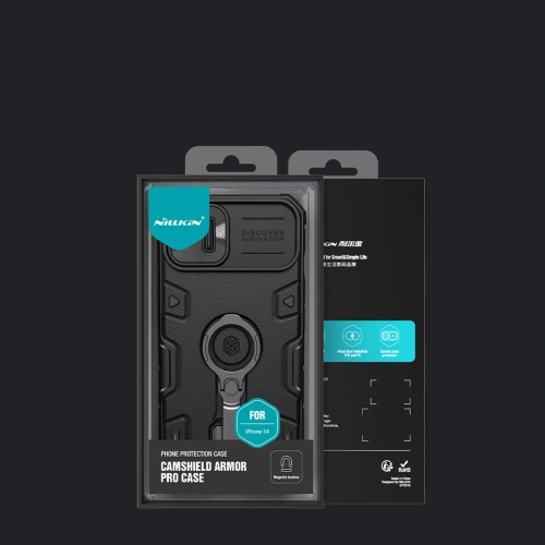 Kup Etui Nillkin CamShield Armor Pro Magnetic MagSafe Apple iPhone 14 niebieskie - NLK892 - {ean13} - Sklep Home Screen