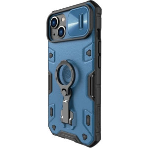 Etui Nillkin CamShield Armor Pro Magnetic MagSafe Apple iPhone 14 Plus / 15 Plus niebieskie