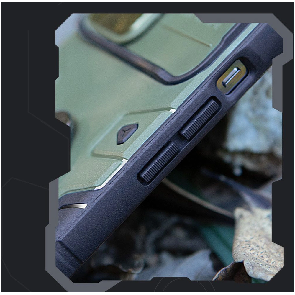 Etui Nillkin CamShield Armor Pro Magnetic MagSafe Apple iPhone 14 Plus / 15 Plus niebieskie