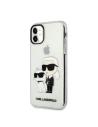 Buy Karl Lagerfeld KLHCN61HNKCTGT Apple iPhone 11 transparent hardcase Gliter Karl&Choupette - KLD1355 - {ean13} - Home Screen Store Europe