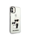 Buy Karl Lagerfeld KLHCN61HNKCTGT Apple iPhone 11 transparent hardcase Gliter Karl&Choupette - KLD1355 - {ean13} - Home Screen Store Europe
