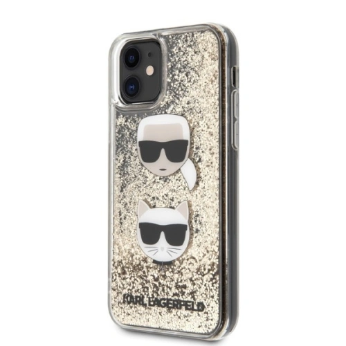 Kup Etui Karl Lagerfeld KLHCN61KCGLGO Apple iPhone 11 arany/hardcase Liquid Glitter Karl&Choupette - KLD1356 - {ean13} - Sklep Home Screen