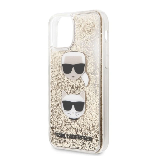 Kup Etui Karl Lagerfeld KLHCN61KCGLGO Apple iPhone 11 arany/hardcase Liquid Glitter Karl&Choupette - KLD1356 - {ean13} - Sklep Home Screen