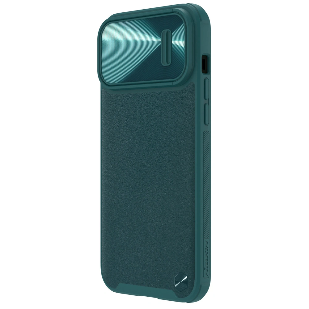 Etui Nillkin CamShield Leather S Apple iPhone 14 Pro zielone